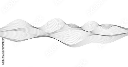 Abstract vector Science background with Lattice Analog Particles Waves grid