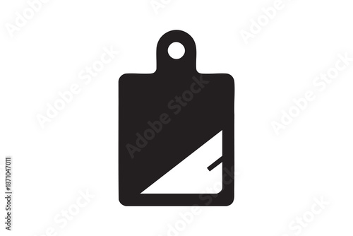 Vector Chopping board line and solid icon pack outline different style. Symbol, logo