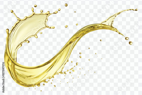 abstract 3d fresh olive oil splash explosion, flying olive oil on the air cut isolated on white background
