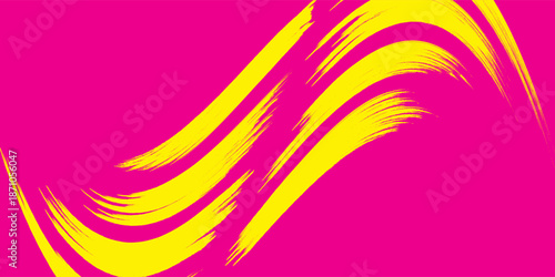 Yellow vector marker graphic stylish element. Highlighting and underlining text. Brush lines. Hand drawn marker strokes. Stripes of text markers. Watercolor hand drawn highlight set. Brush paint strok