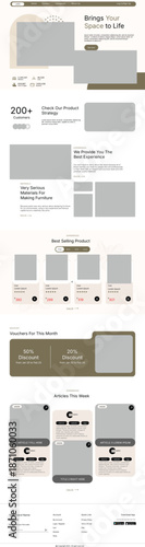 Interior Website Landing Page