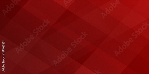 Modern red abstract background. Minimalist. Gradient. Bright red banner with geometric shapes, lines, stripes, and triangles.