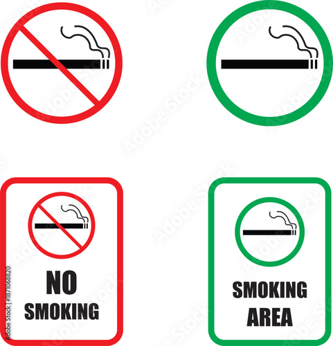 Free Download Stop, Prohibition, and Restriction Icon Collection. Essential Warning Signs for Safety and Information Graphics. Universal Hazard and Safety Prohibition Sign Kit. - GFXLoad