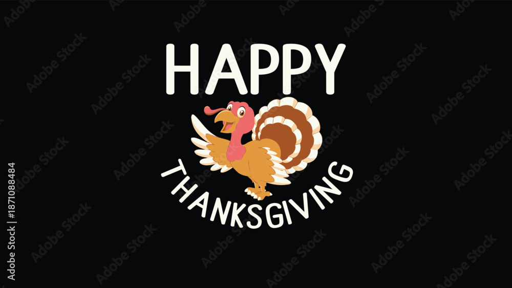 Obraz premium Thanksgiving Day Greetings Cards 