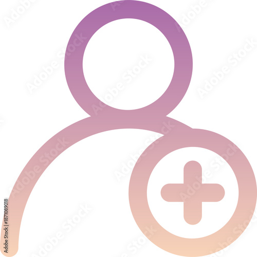 Add User Icon Gradient