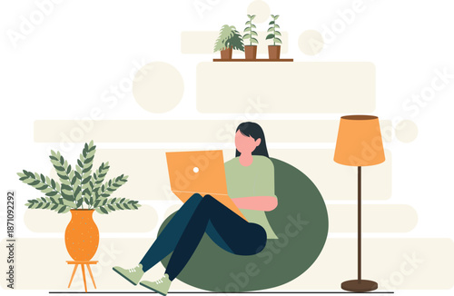 Female Character Routine Bundle: Work, Fitness & Leisure Vectors, Modern Woman Character Daily Life & Hobbies Illustration Set