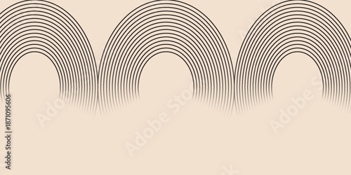 Photos White geometric abstract background overlapping layers on bright space with line effect decoration
