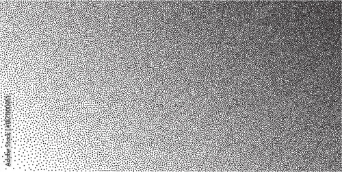  Grainy noise texture with pattern creates authentic grunge effect on white paper background, perfect for vintage design overlays and abstract artistic projects.