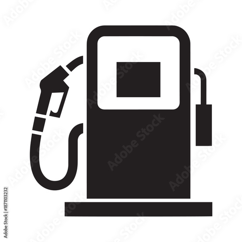 Gas Pump Icon Fuel Station Design