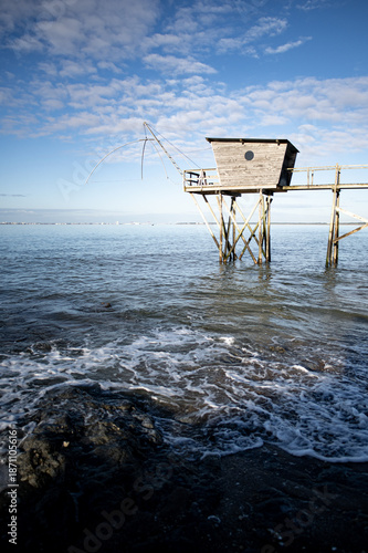 La belle pêcherie à La Plaine Sur Mer sur la Côte de Jade, Loire Atlantique, France