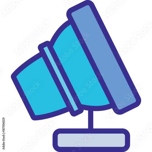 Blue Spotlight Icon