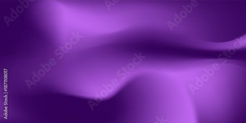 Light purple wave abstract background. Gradient. The surface texture of the fabric is firm. Dark colored background with space for design. Plum eggplant color combination