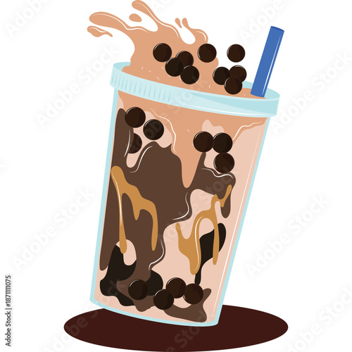 Bubble Tea Illustration
