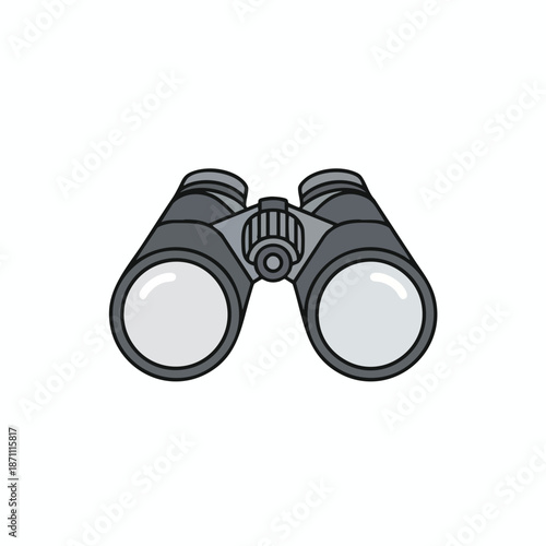 Binoculars Illustration