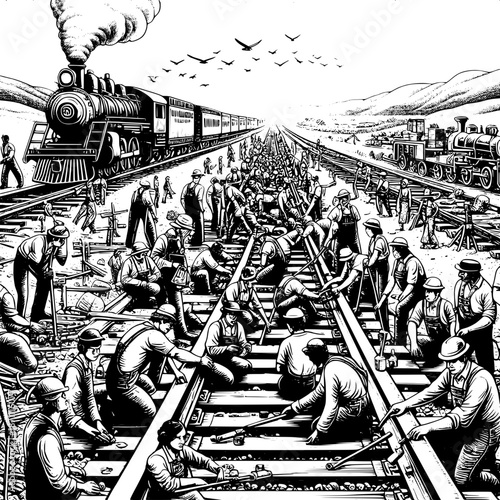 Railway Maintenance Scene