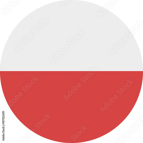 Free Download Circular Polish Flag Icon - GFXLoad