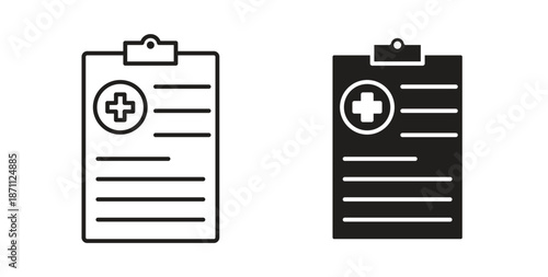Medical report icon