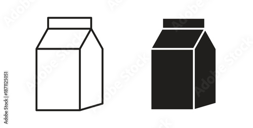 Milk carton icon