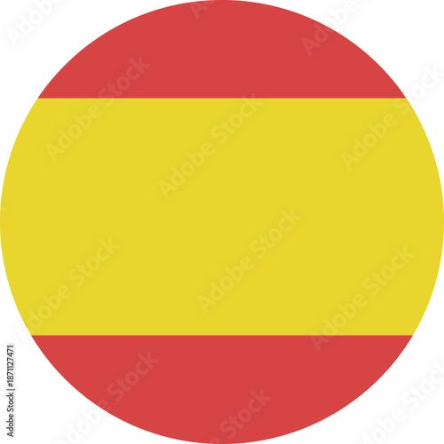 Circular Spanish Flag