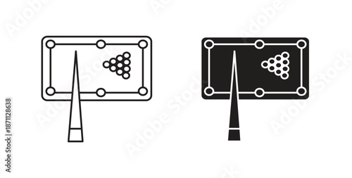 Pool table icon