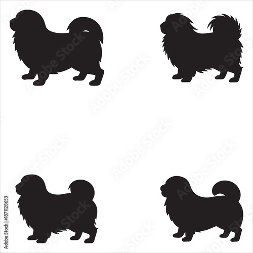 Pekingese Dog Clip Art