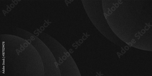 Dark black background abstract 3D geometric with wave effect decoration. Vector illustration