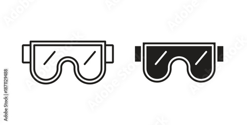 Safety goggles icon