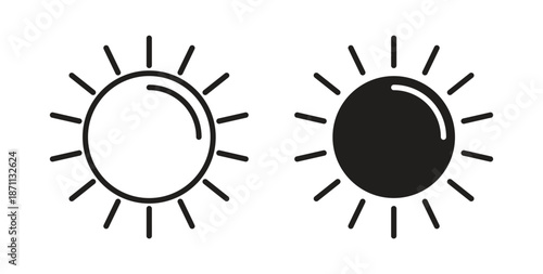 Sun icon