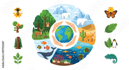 Protect Our Planet Earth Ecosystem