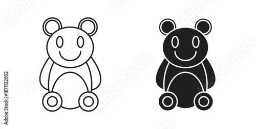 Teddy bear icon