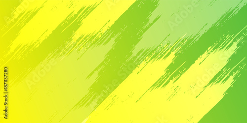 Abstract green and yellow blend banner vector design, dynamic and sporty horizontal background template for media promotion or web banner.