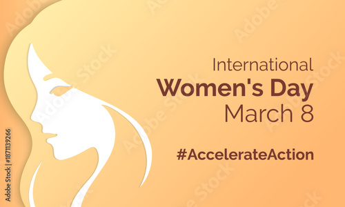International Women s day, celebrated on March 8, honors women s achievements and promotes equality and empowerment worldwide. Silhouettes of women from various cultures and nations. Banner poster.