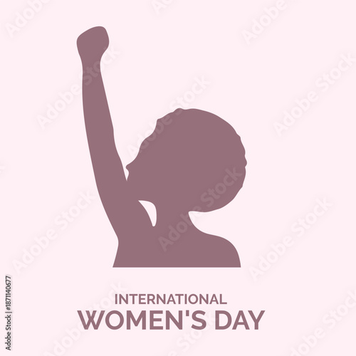 International Women s day, celebrated on March 8, honors women s achievements and promotes equality and empowerment worldwide. Silhouettes of women from various cultures and nations. Banner poster.