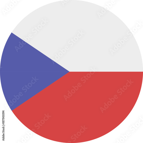 Czech Republic Flag Circle