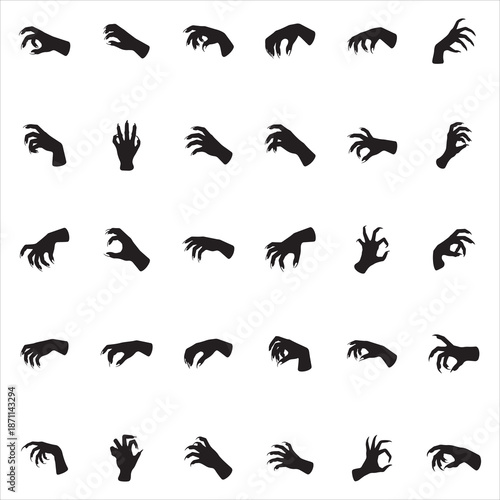 Zombie Hands Clip Art