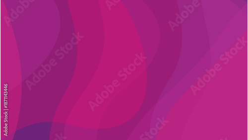 Abstract Purple and Magenta Gradient Background with Soft Layered Fluid Shapes, Modern Elegant Flowing Curves and Minimalist Design for Creative Backdrop