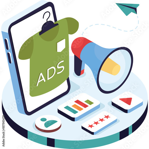 Digital Advertising and Marketing Concept