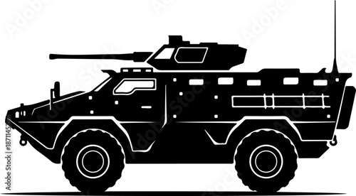 Battle Tank Silhouette Illustration

Armored Military Tank Vector

Modern War Tank Shadow Art