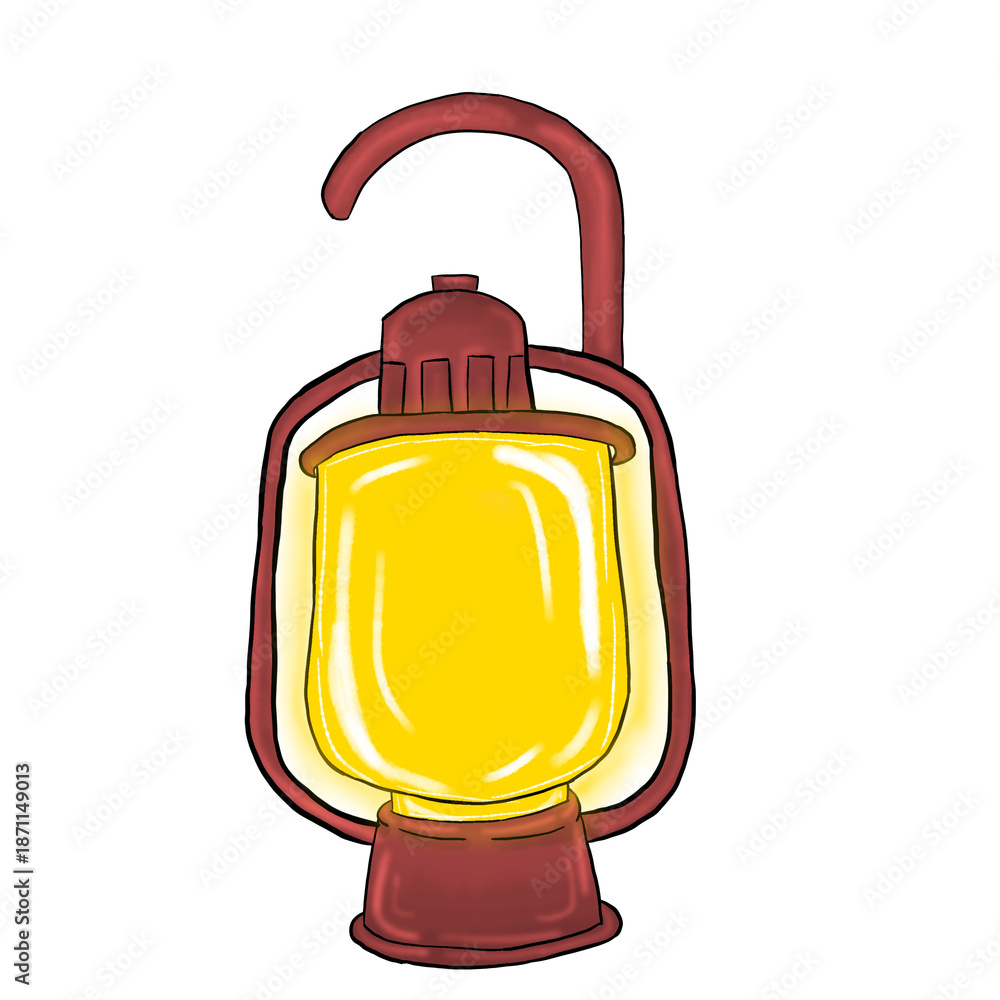 Naklejka premium Harry's lamp