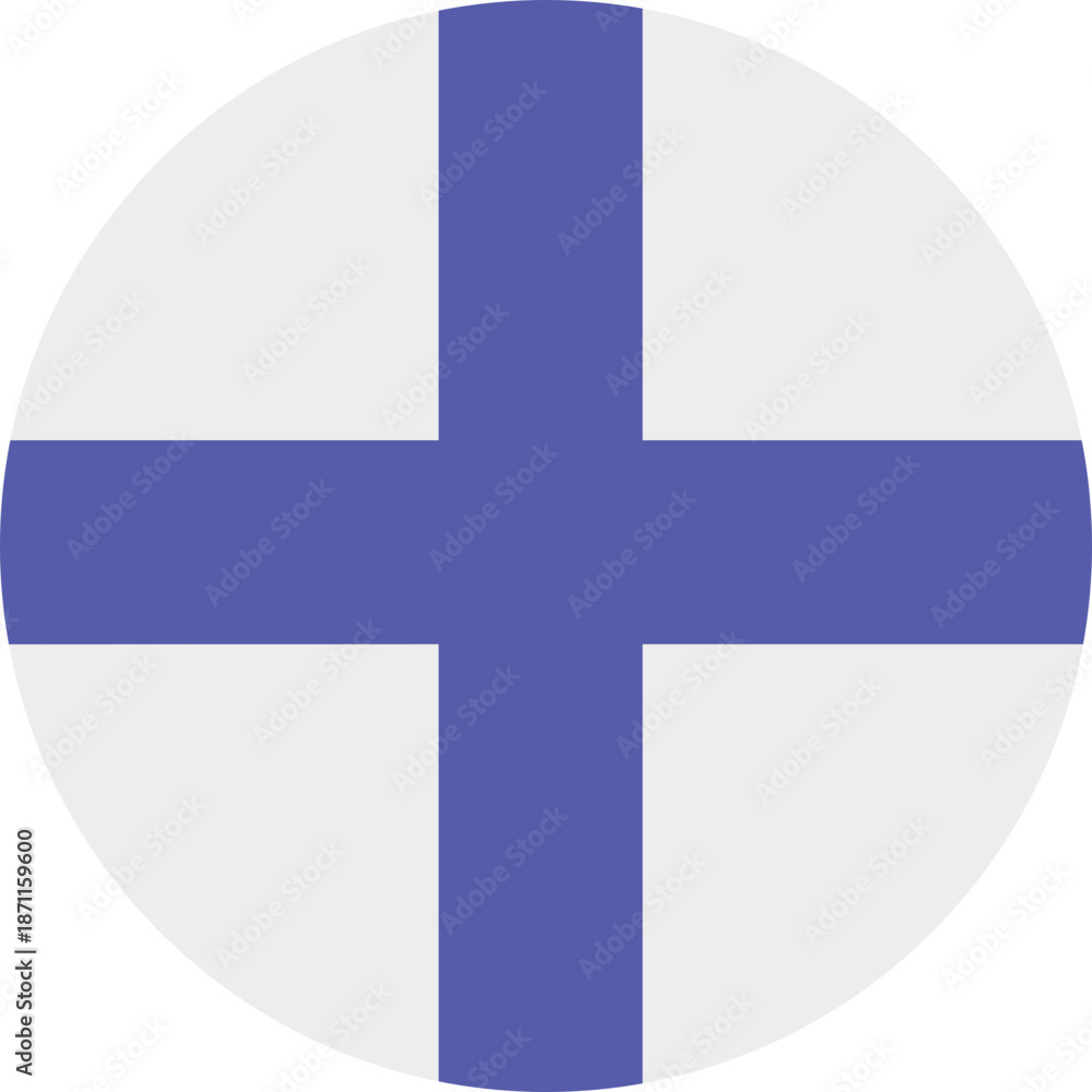 Obraz premium Finnish Flag Symbol