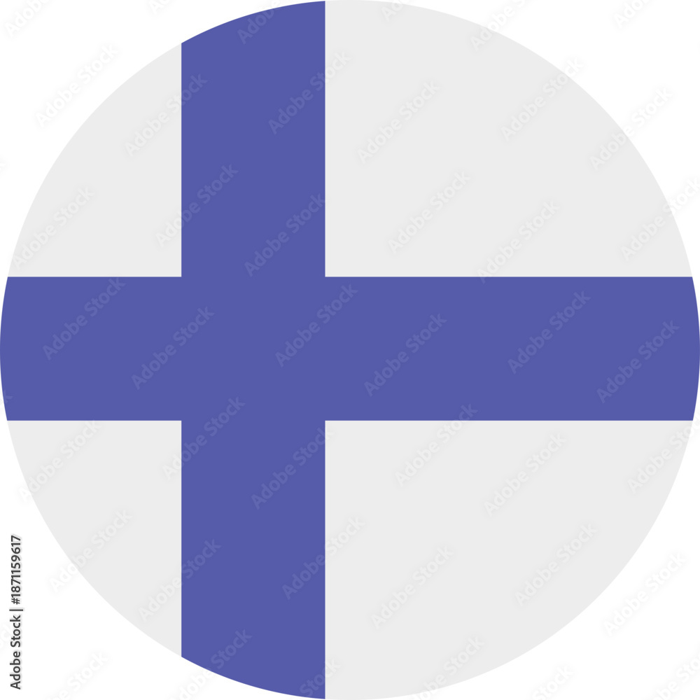 Obraz premium Finland Flag Icon