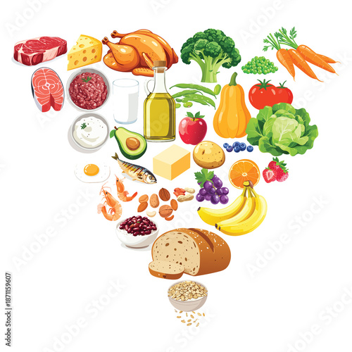 Fotografie The new Dietary Guidelines for Americas