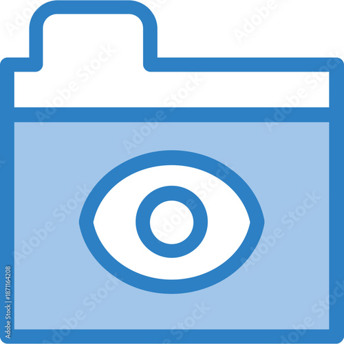 Folder with Eye Icon