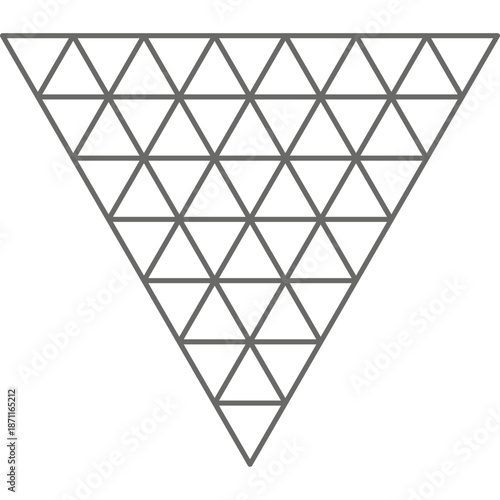 Geometric Triangle Pattern Grid