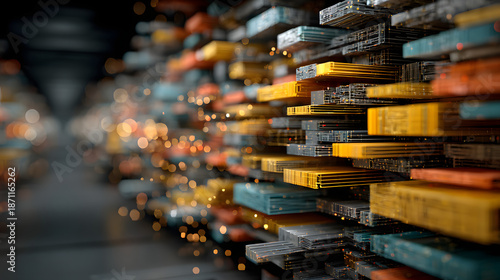 Metadata Tagging and Taxonomy Structures, the concept of digital data organization with an image showing metadata tagging and taxonomy structures being applied to files and documents