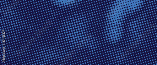 blue wavy halftone background. Dot pop art sport style vector. abstract dot background. wavy dot pattern.