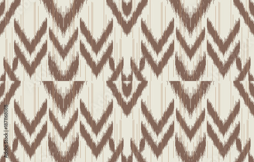 Ethnic abstract ikat art. Aztec ornament print. geometric ethnic pattern seamless  color oriental.  Design for background ,curtain, carpet, wallpaper, clothing, wrapping, Batik, vector illustration.