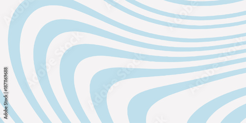 Abstract blue and beige diagonal wavy lines seamless pattern. Simple vector abstract liquid stripes background, abstract decoration