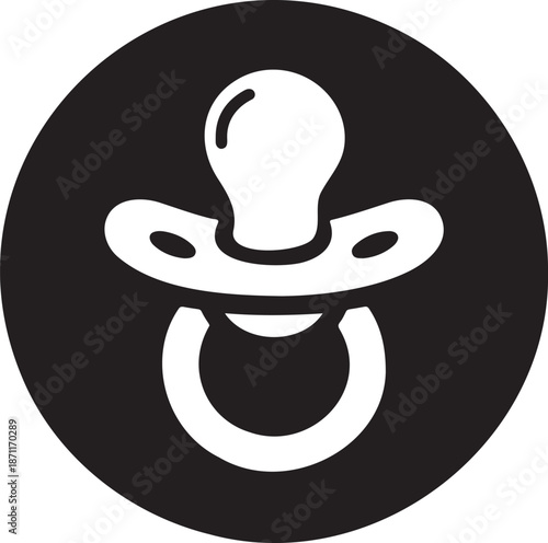 baby pacifier vector illustration