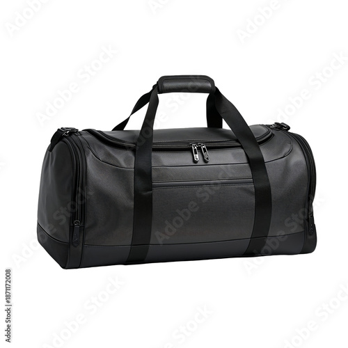 Duffle Bag for Travel and Sports With Sturdy Handles and Zippered Pockets